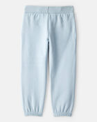 Toddler Girl Cotton Joggers - Blue, image 2 of 6 slides