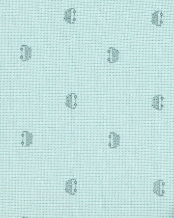 Bébé Emballage de 2 couvertures en tricot gaufré, 