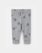 B&eacute;b&eacute; gar&ccedil;on - Ensemble 4 pi&egrave;ces haut et pantalon &agrave; motif lion, image 3 sur 6 diapositives