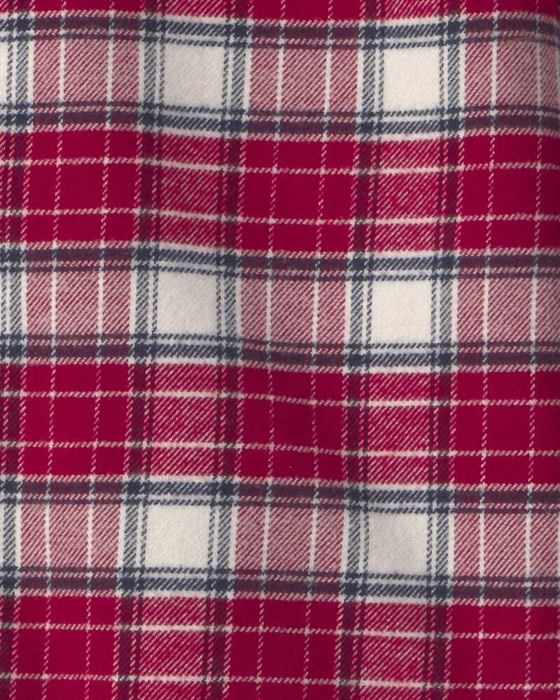 Toddler Boy Organic Cotton Flannel Button-Down Shirt, image 2 of 4 slides