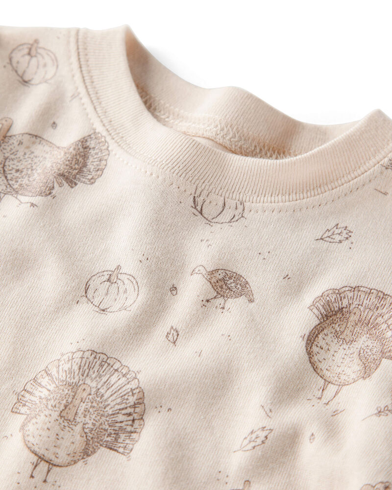 Bébé - Pyjama en coton biologique à imprimé d’automne, image 2 sur 5 diapositives