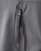 Baby Boy French Terry Zipper Pullover Sweatshirt - Grey, image 2 of 4 slides