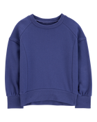 Kid Fleece Crew Neck Sweatshirt, image 1 of 3 slides