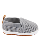 Bébé Chaussures à enfiler en maille souple - Gris, image 2 sur 7 diapositives