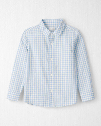 Gar&ccedil;ons - Chemise boutonn&eacute;e avec coton biologique, guigan, 