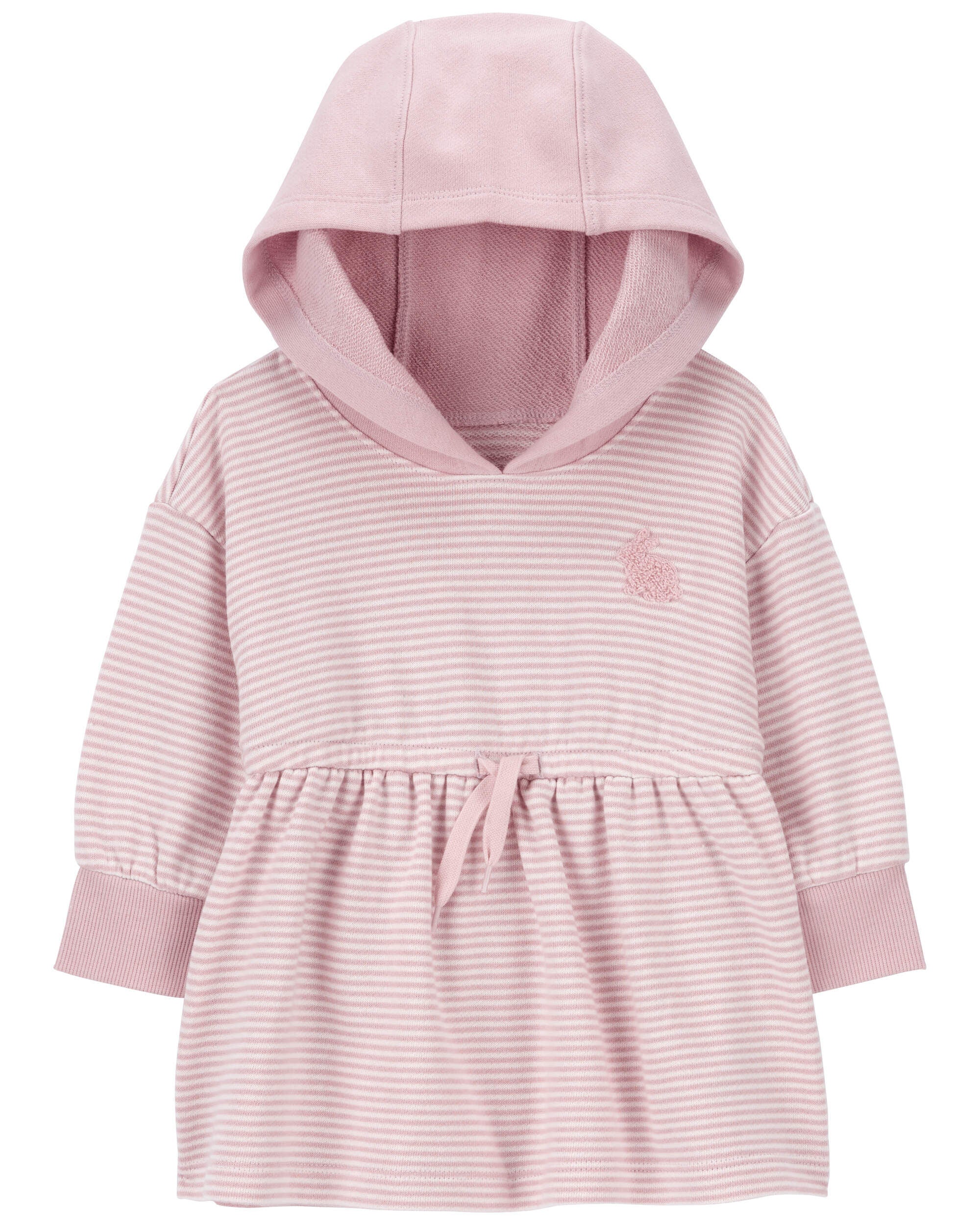 Pink Striped Hooded Dress carters