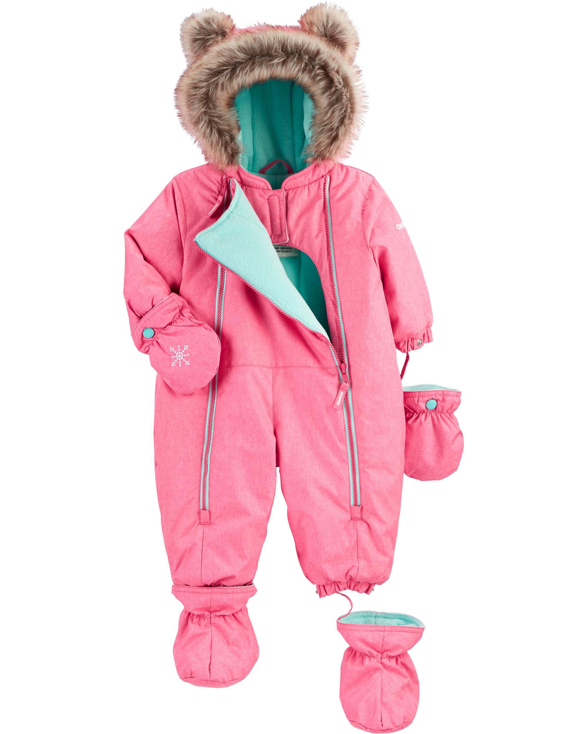 1-Piece Fleece-Lined Infant Snowsuit | Carter’s OshKosh Canada