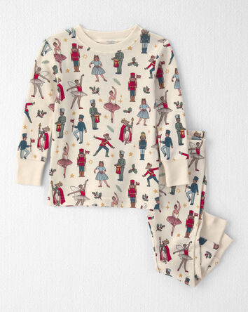 Baby 2-Piece Organic Cotton Pyjamas in Nutcracker, 