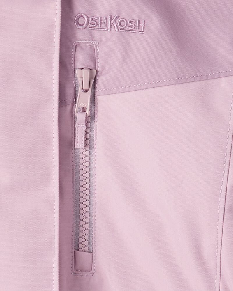 Girls Girl Parka Hooded Winter Jacket - Rose, image 3 of 3 slides