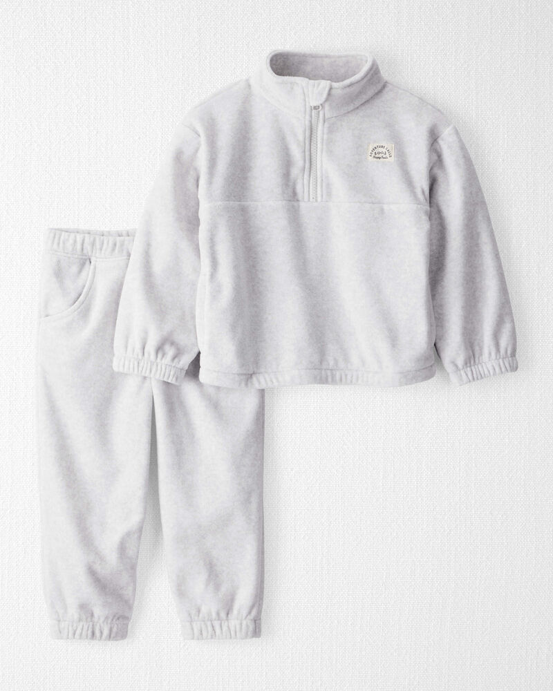 Toddler Girl 2-Piece Recycled Microfleece Set , image 1 of 3 slides