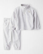 Toddler Girl 2-Piece Recycled Microfleece Set , image 1 of 3 slides