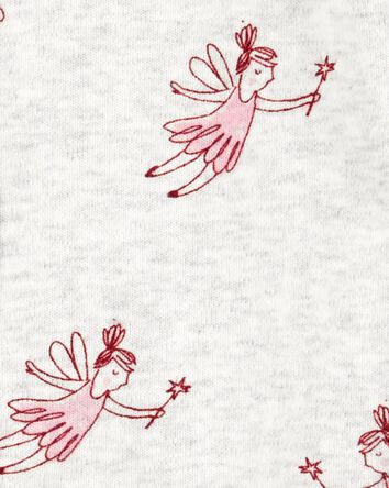 Ballet Snap-Up Cotton Blend Sleeper Pyjamas, 