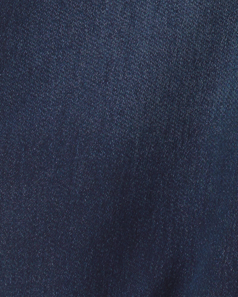 Baby Boy Denim Overalls - Dark Wash, image 3 of 6 slides