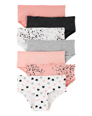 Kid 7-Pack Brief Stretch Cotton Undies, 