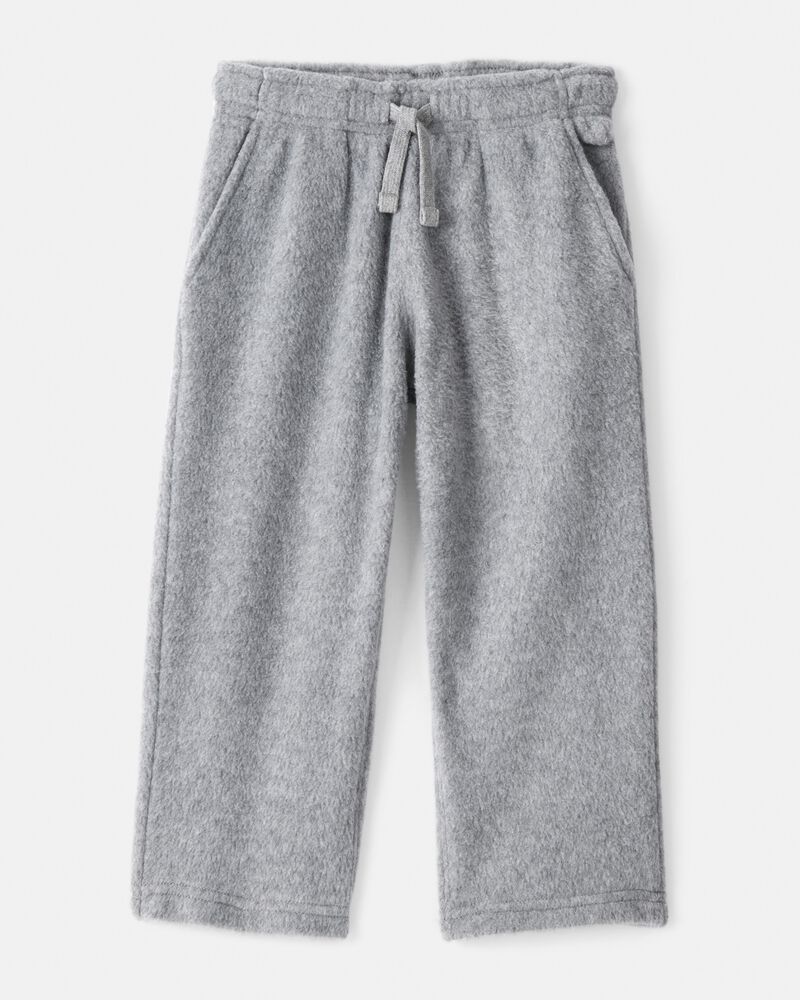 Toddler Boy Fleece Joggers - Grey, image 1 of 4 slides