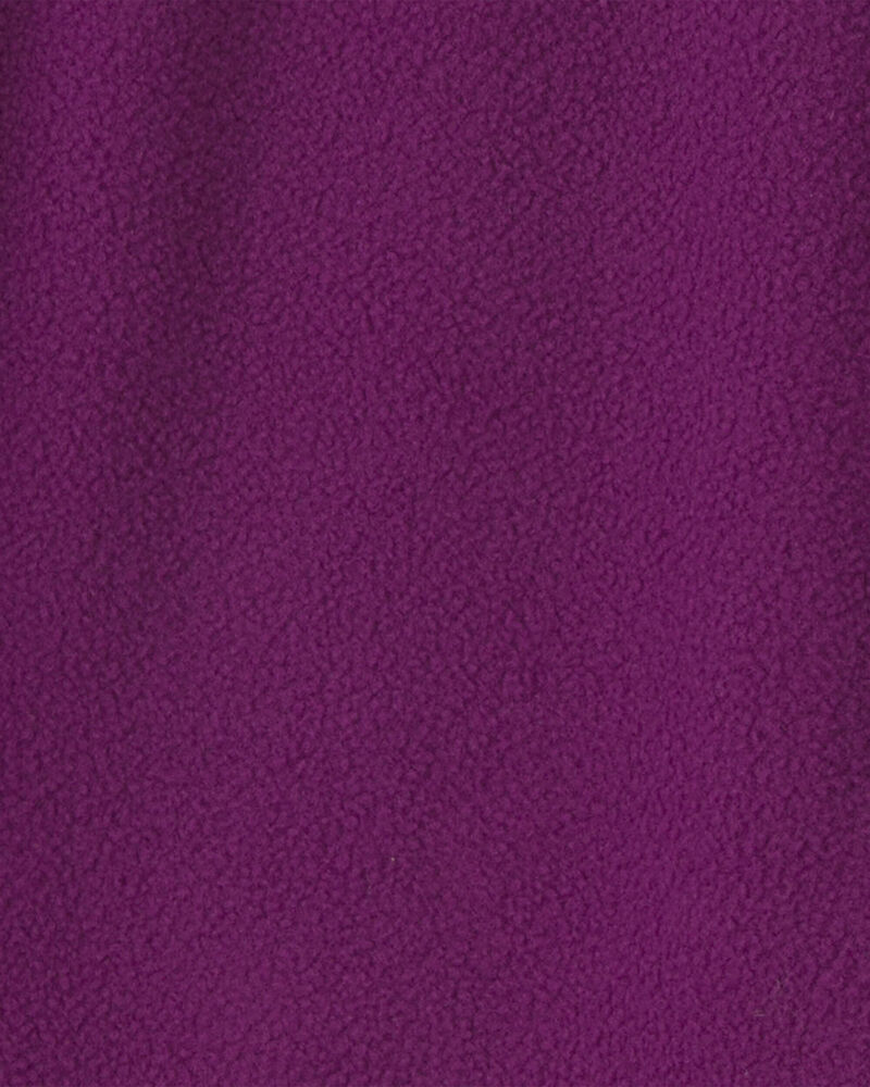 Girls Kombi Base Layer Fleece Crew Top - Berry, image 2 of 2 slides