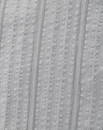 Toddler Seersucker Button-Down Shirt - Grey, 