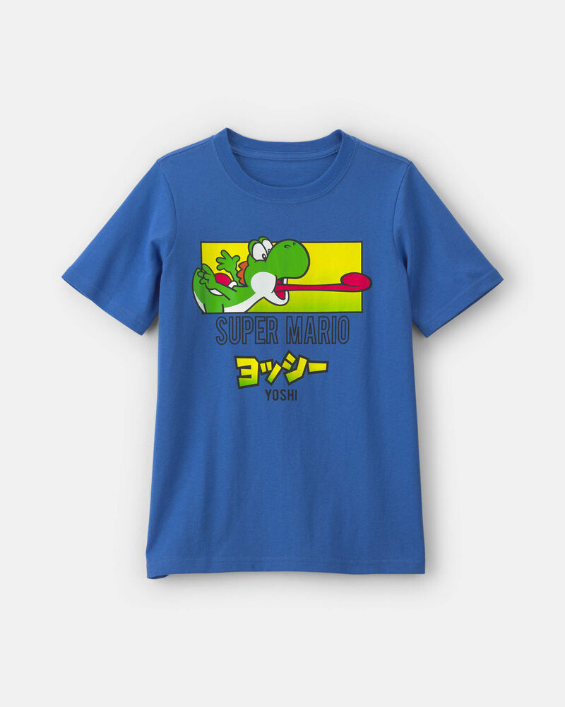 Boys 'Super Mario' Graphic Tee - Blue, image 1 of 2 slides