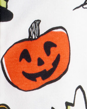 Toddler 1-Piece Halloween 100% Snug Fit Cotton Footie Pyjamas, 