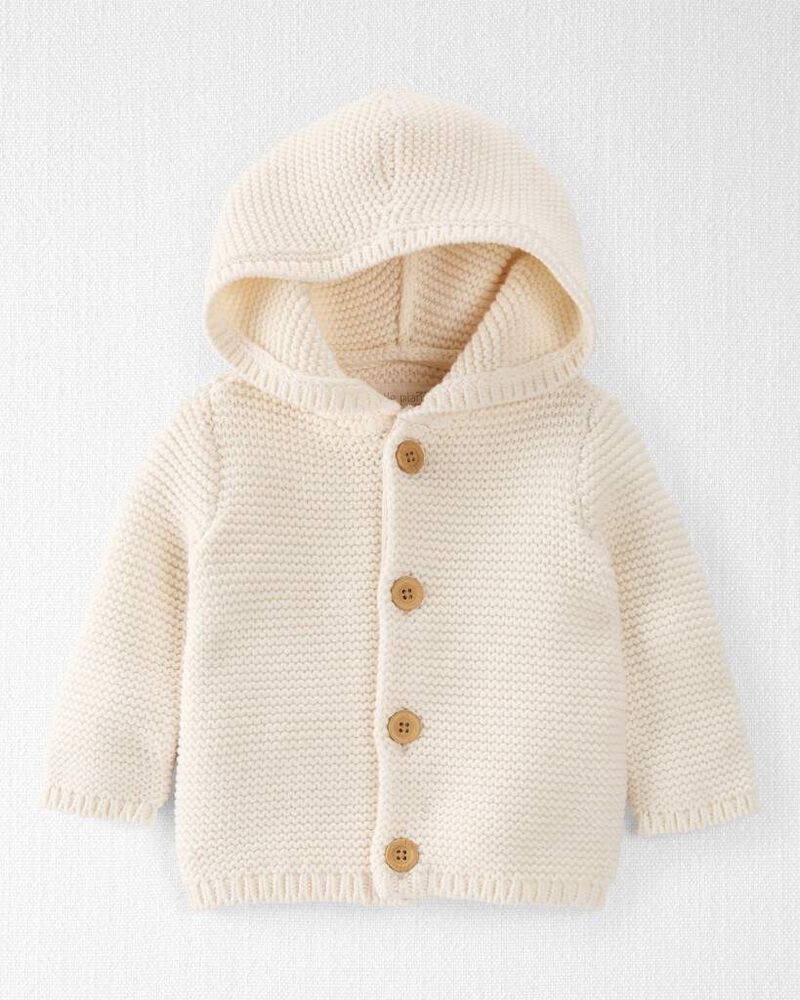 Baby Organic Cotton Signature Stitch Cardigan
, image 1 of 3 slides