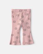 Baby Girl 3-Piece Cat Hooded Layering Set - Grey/Pink, image 2 of 5 slides