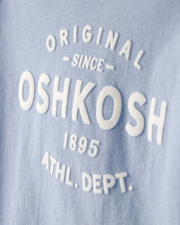 Tout-petit - T-shirt &agrave; manches courtes &agrave; imprim&eacute; logo OskKosh - Bleu, 