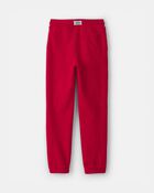 Jeune - Pantalon de jogging en tricot avec cordon de serrage - Rouge, image 2 sur 3 diapositives