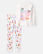 Kid 2-Piece Ghouls Can Be Anything Halloween 100% Snug Fit Cotton Pyjamas, image 1 of 4 slides