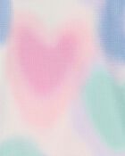 Toddler 2-Piece Heart Space Dye Fleece Pyjamas, image 2 of 3 slides