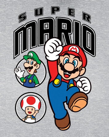Kid Super Mario Bros Pullover Hoodie, 