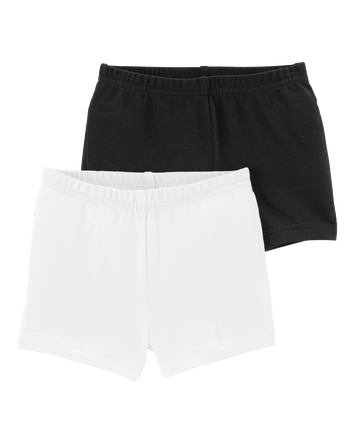 Jeune Emballage de 2 shorts extensibles, 