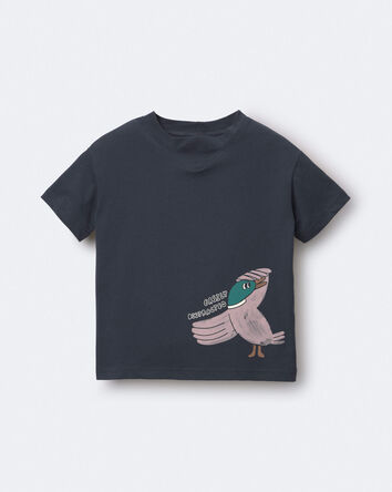 Tout-petit - T-shirt d&eacute;contract&eacute; &agrave; motif canard &laquo;Easily Distracted&raquo; - Bleu marine, 