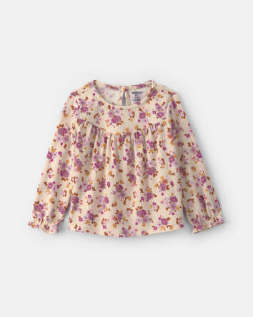 Toddler Girl Floral Long-Sleeve Top, 