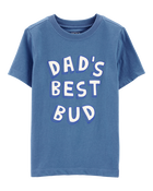 Toddler Dad's Best Bud Graphic Tee, image 1 of 3 slides