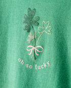 Toddler Girl St. Patrick's Day Shamrock Long-Sleeve Graphic Tee - Green, image 2 of 4 slides