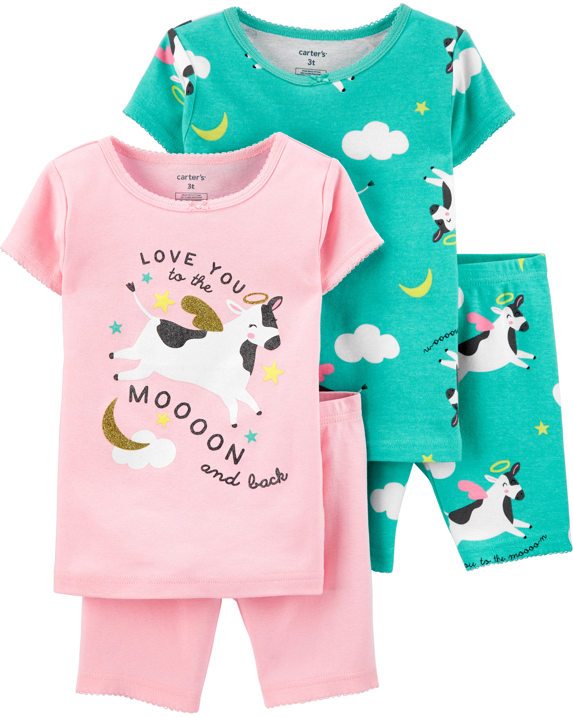 carters cotton pajamas