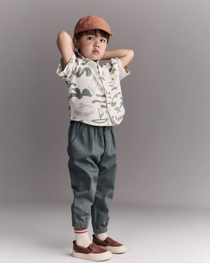 Toddler Boy Jogger Pant - Olive, image 5 of 7 slides