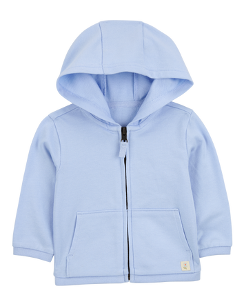 Baby 4-Piece French Terry Mix-and-Match Outfit Set - Blue/Ivory, 