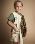 Toute-petit fille - Chasuble Otter Pocket &agrave; imprim&eacute; floral - Cr&egrave;me, image 3 sur 6 diapositives