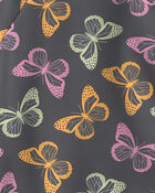 Girls Kombi London Rain Jacket - Butterfly, image 3 of 3 slides