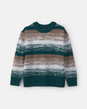 Boys Striped Long-Sleeve Sweater, 