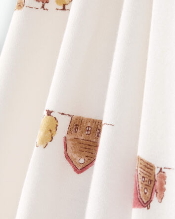 Toddler Barn Print PurelySoft 2-Piece pyjamas - Ivory, 