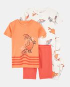 Toddler Boy 4-Piece Beach Crab 100% Snug Fit Cotton Pyjamas, image 1 of 4 slides