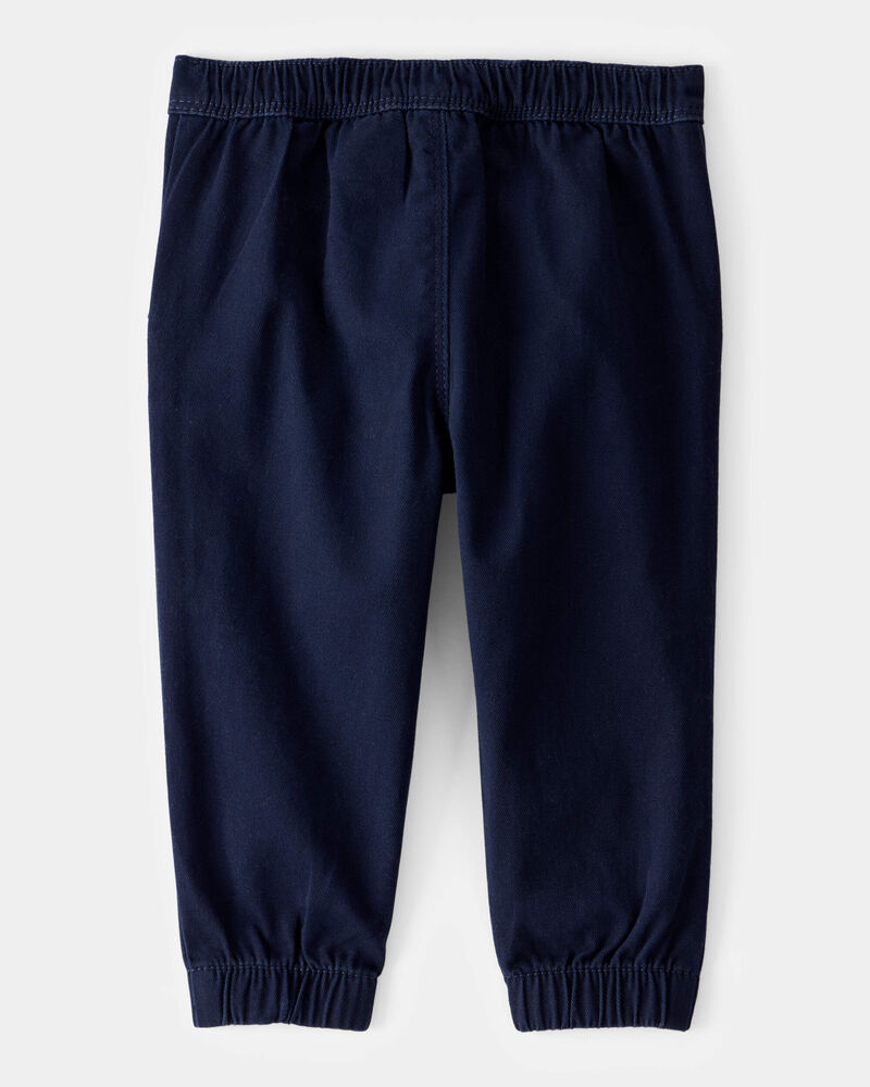 Bébé Pantalon de jogging en sergé d'uniforme - Bleu marine, image 1 sur 4 diapositives