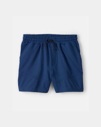 Gar&ccedil;ons - Short de sport en maille - Bleu, 