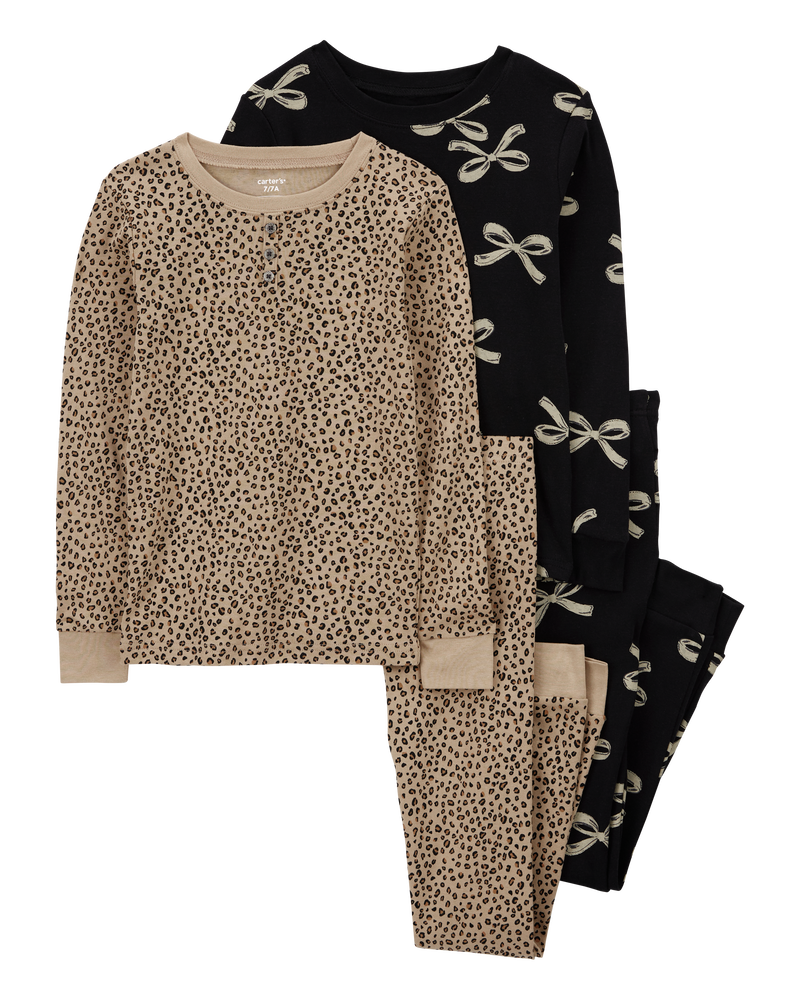 Leopard print cotton pyjamas outlet