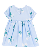 Baby Girl 2-Piece Floral Dress & Romper Set, image 2 of 6 slides