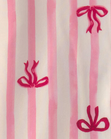 Toute-petit fille - Pyjama ample 2 pi&egrave;ces en DreamPlush &agrave; motif n&oelig;ud &ndash; Rose, 