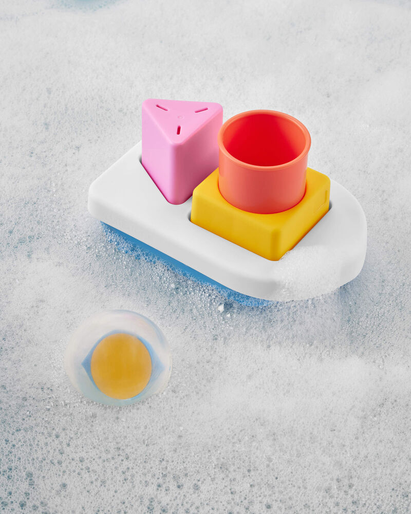 STEM Learning & Play Stocking Boat Baby Bath Toy, image 4 of 4 slides