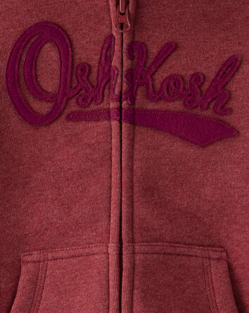 Toddler Boy OshKosh Logo Zip Jacket - Red, 